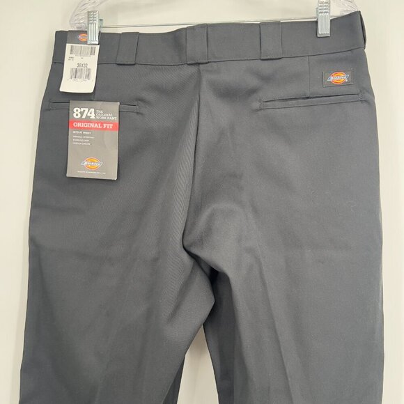 Dickies 874 Original Fit Work Pants Black Mens 38x32 NWT - Picture 5 of 12